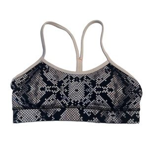 4. Lululemon Snake Skin Y Back Sports Bra